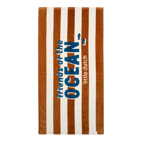 Telo mare oceans world brown stripes