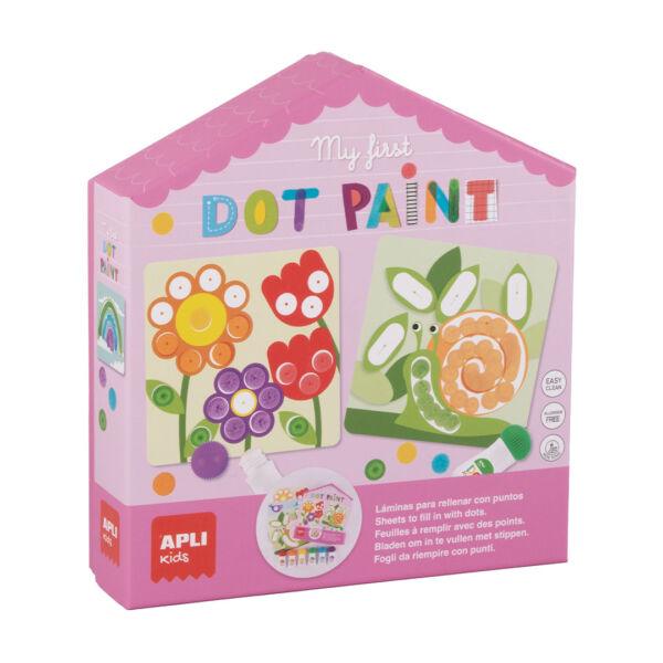My first dot paint - il mio primo kit da disegno con i punti