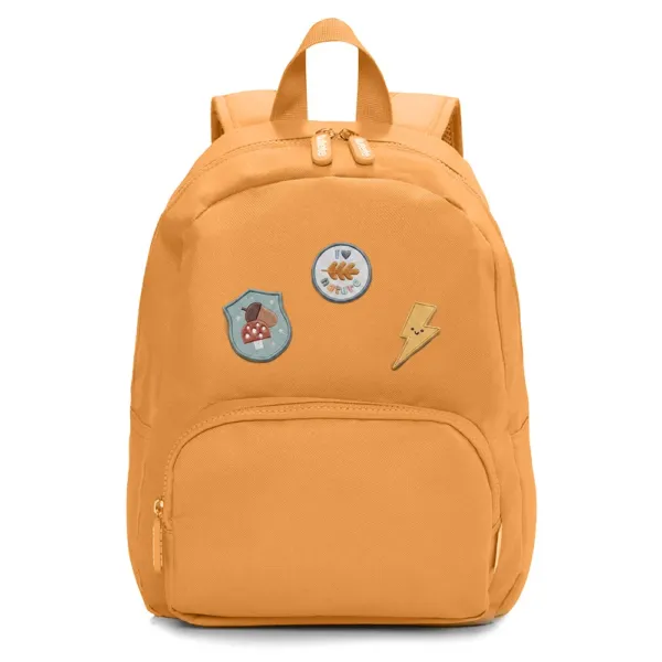Zaino Solid Color Mustard+6 Toppe Autoadesive Nature